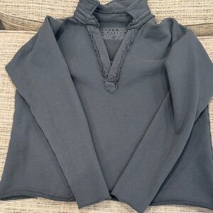 Frank & Eileen Burnt Green V-Neck Sweater Size XS